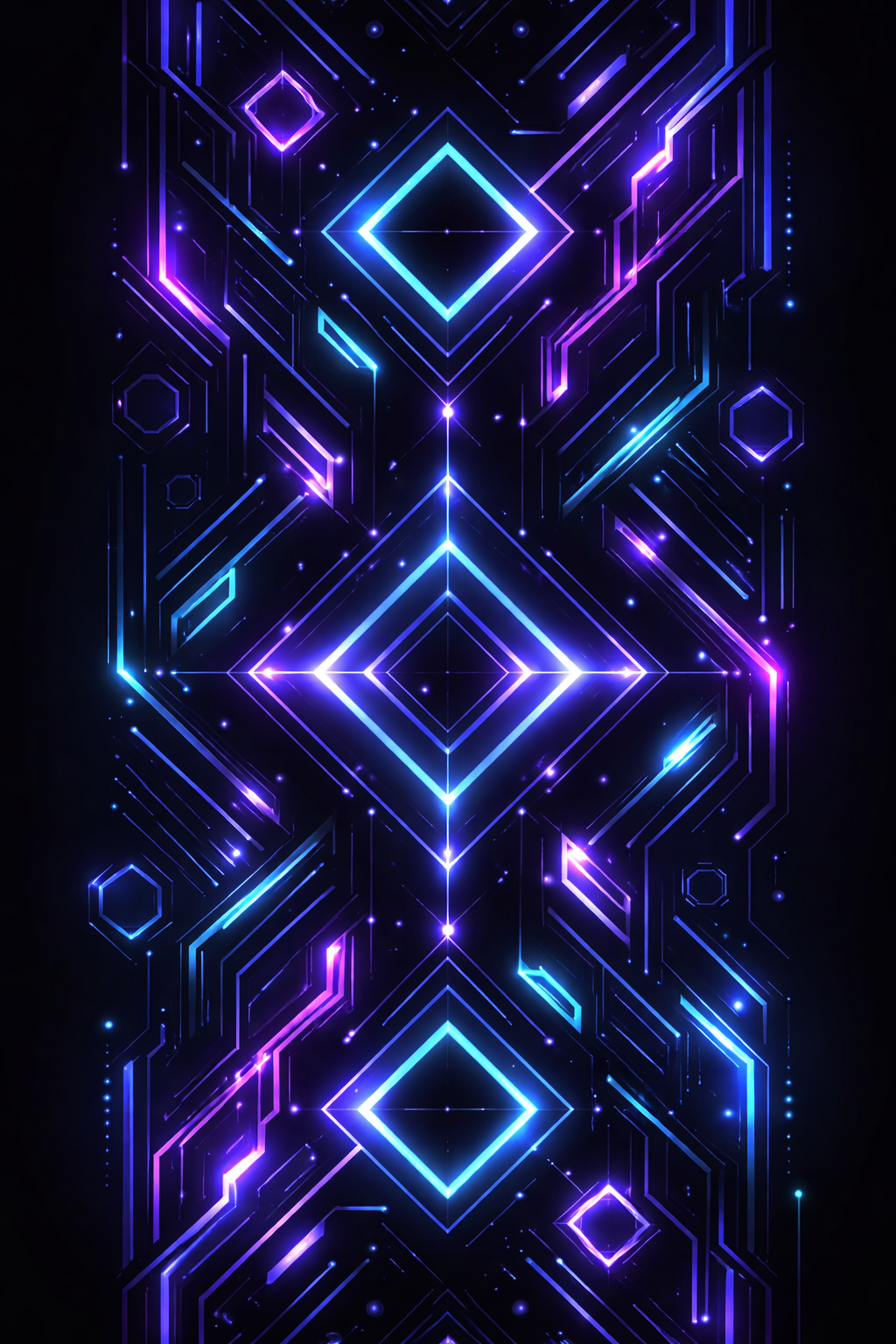 Soyut siber desen kompozisyonu